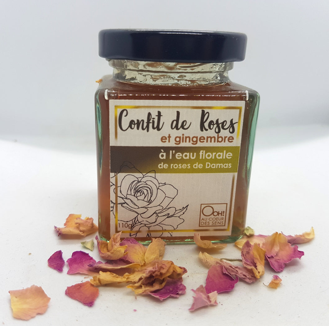 Confit de Roses et Gingembre - Ooh ! Au coeur des sens