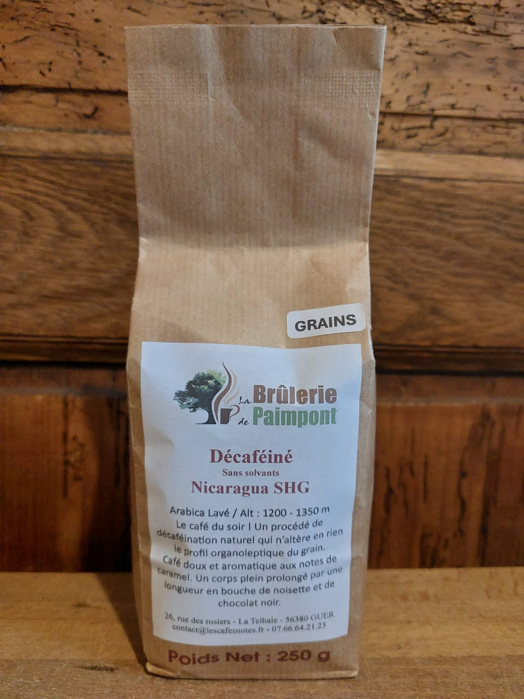 Brûlerie de Paimpont - Décaféiné Nicaragua SHG